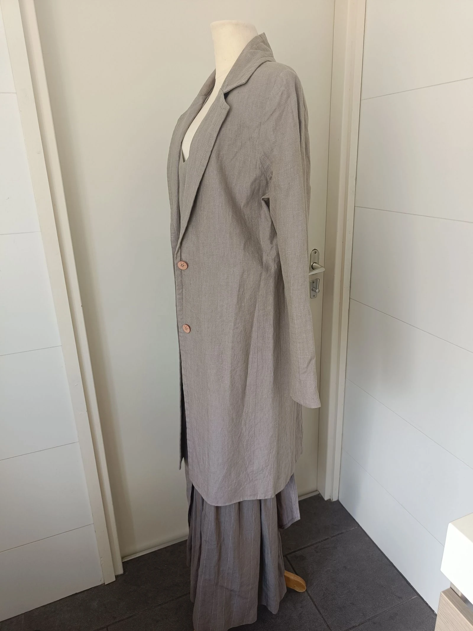 Adorável conjunto de linho de 3 peças da ZNJ – photo 2